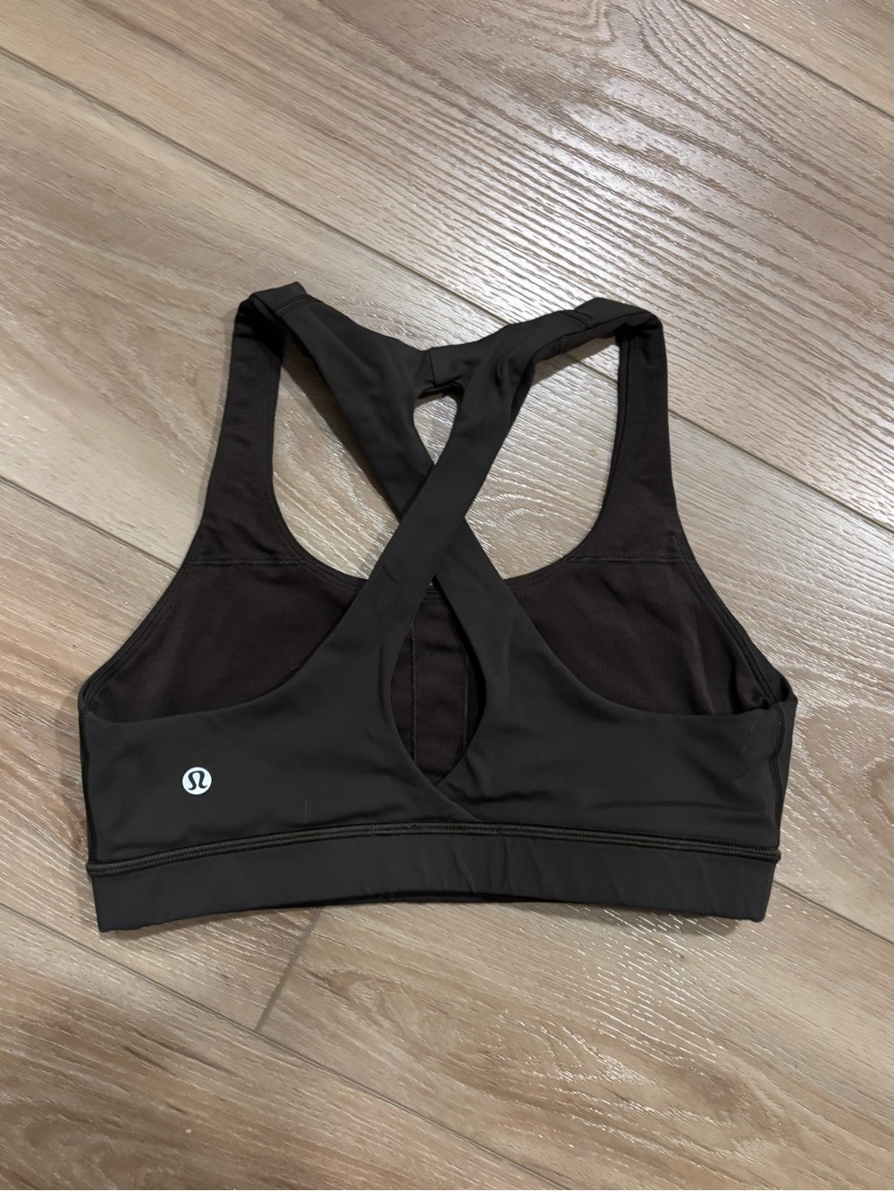 lululemon athletica dark green Cross-Back Sports Bra